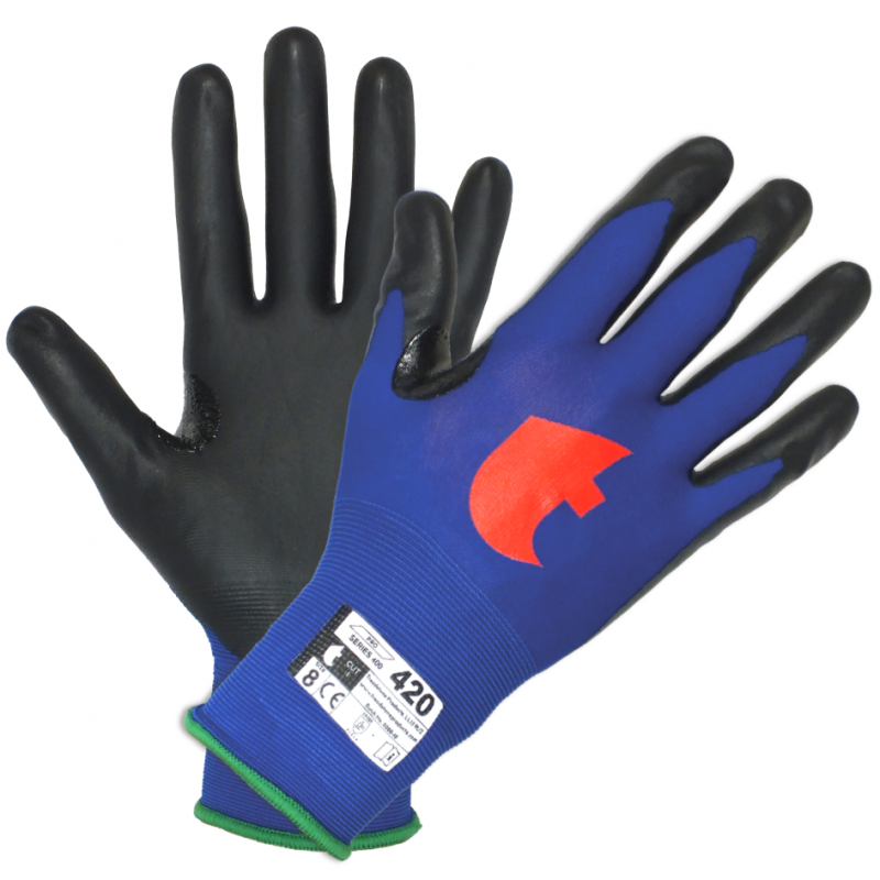 Treadstone Pro-420 PU Foam Coated Handling Gloves